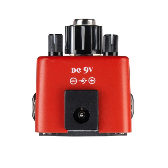 Big Top Fire Eater Mini Distortion Pedal, power socket closeup