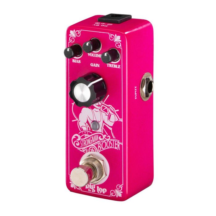 Big Top Strong Man Mini Booster Pedal, left-angled view