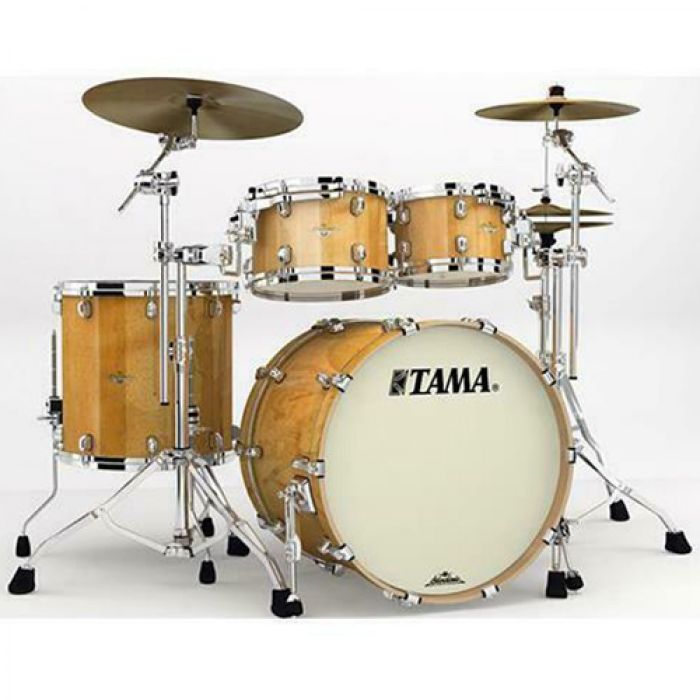 Tama Starclassic Maple 4pc Drum Shell Kit Gloss Natural Movingui