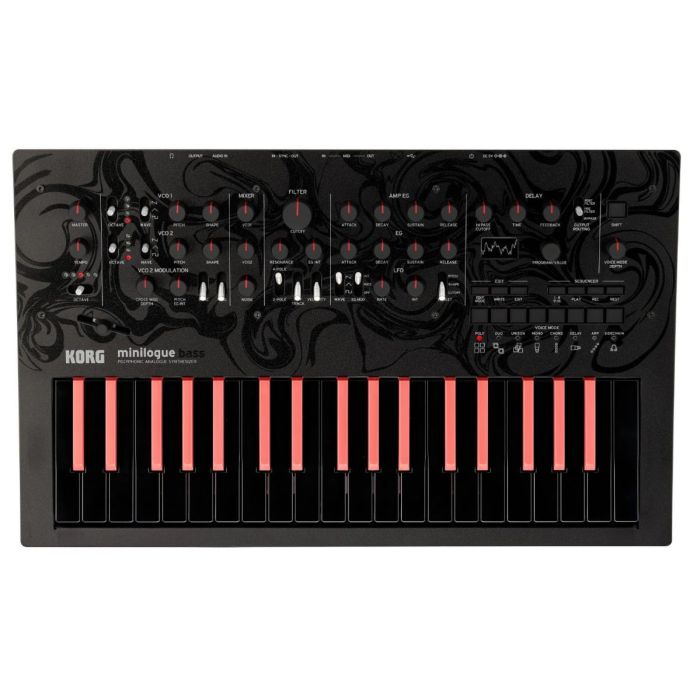 Overview of the Korg Minilogue Bass Analogue Synthesizer