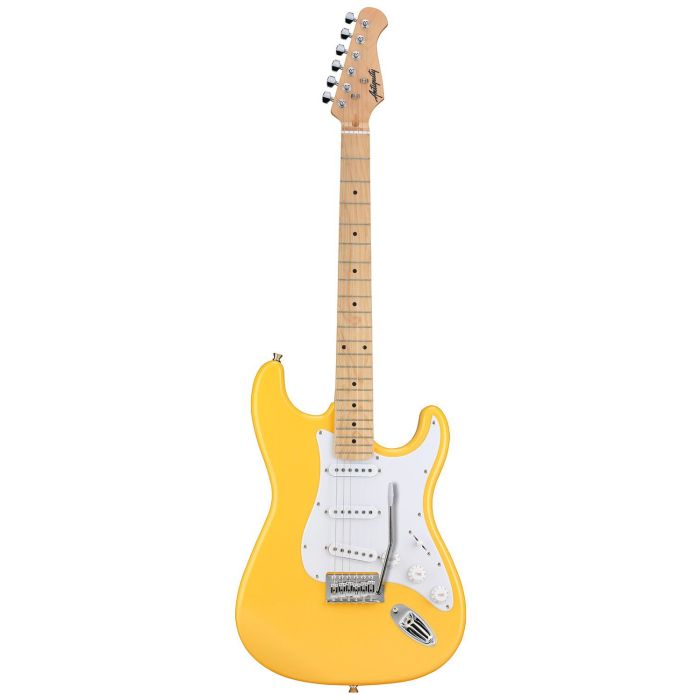 Antiquity St1 Electric Guitar Custard Cream, front view