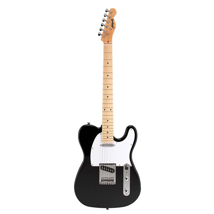 Antiquity Tl1 Electric Guitar Black, front view