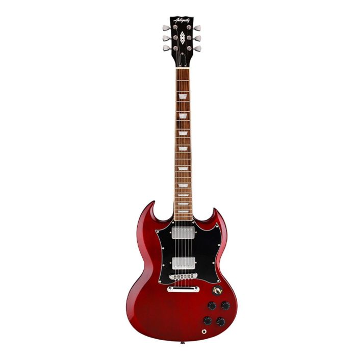 Antiquity Gs1 Electric Guitar Cherry Red, front view