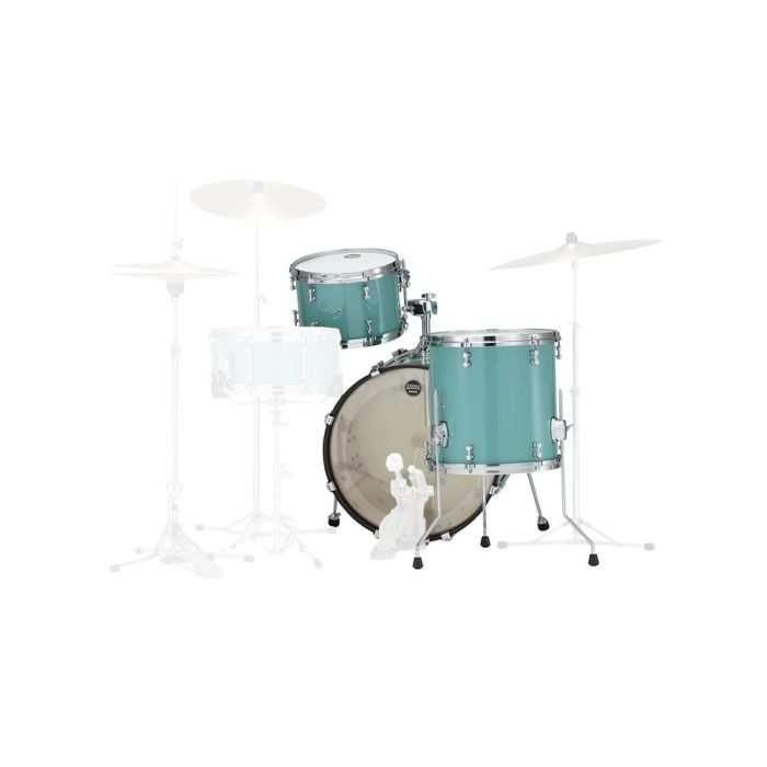 Tama Slp Drum Kit 3 Piece Shell Pack Fat Spruce Turqouise back
