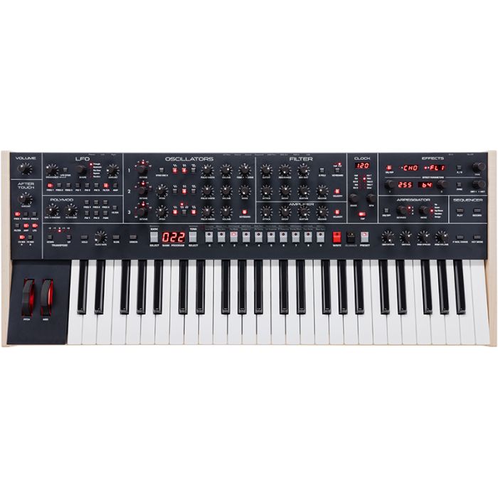 Overview of the Sequential Trigon 6  Polyphonic Analogue Synthesiser