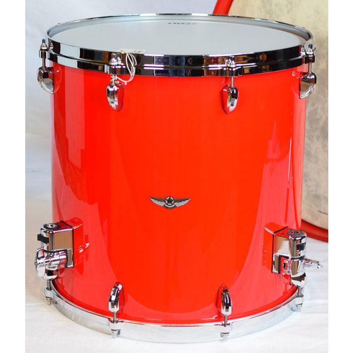 Tama Star Maple 14 X 14 Floor Tom Solid Candy Red