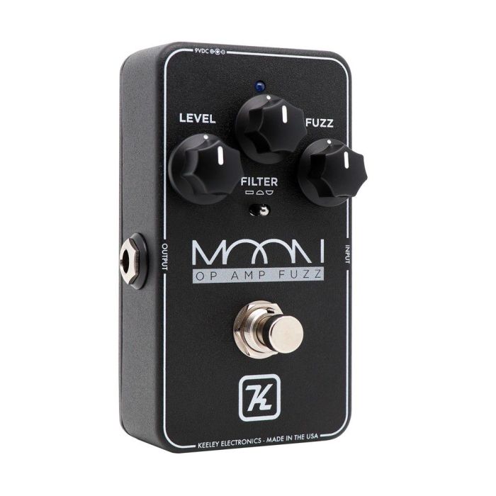 Keeley Electronics Moon Op Amp Fuzz right-angled view