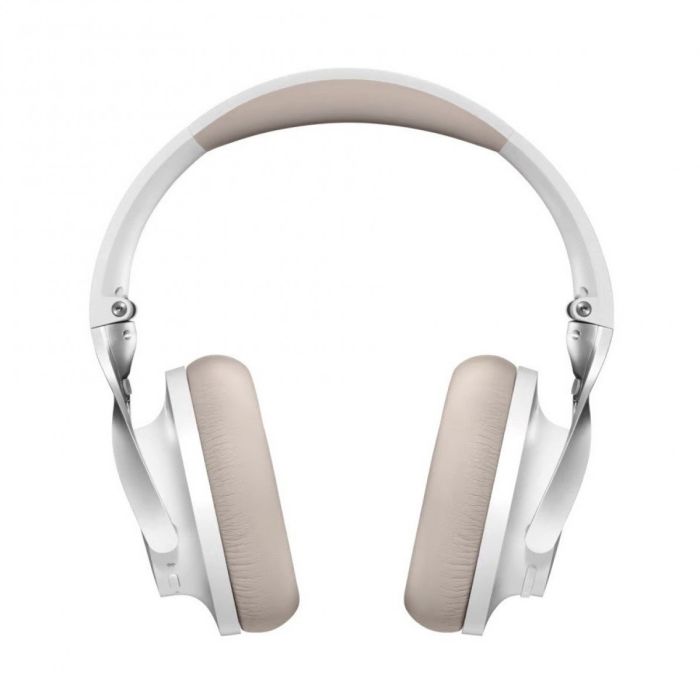 Front view of the Shure AONIC 40 Premium Wireless Headphones White