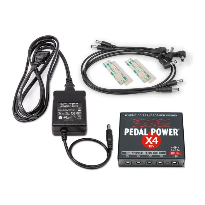 Voodoo Lab Pedal Power X4 18V with PSU full view
