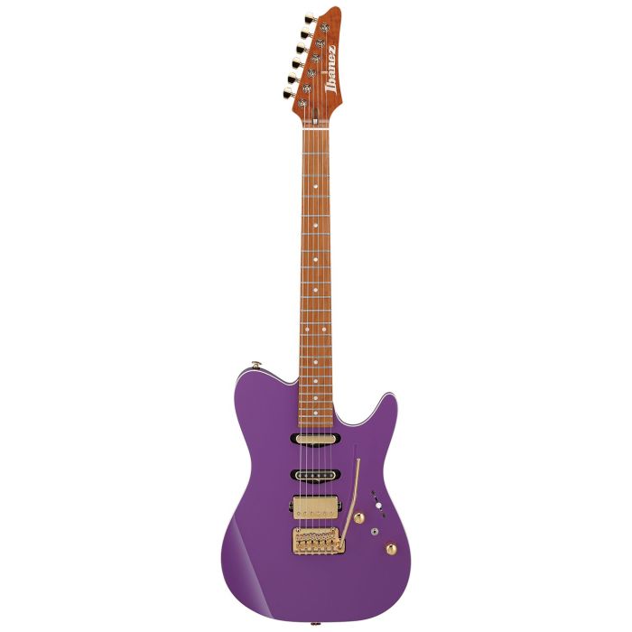Ibanez LB1 Lari Basilio Signature AZS Guitar, Violet front view
