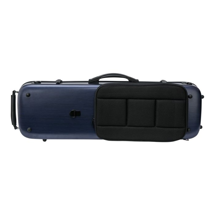 Violin Case Polycarbonate/ABS Oblong Blue padded backing