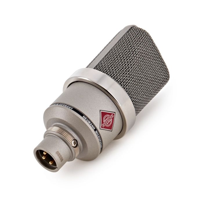 Angled view of the Neumann TLM 102 Studio Set Nickel
