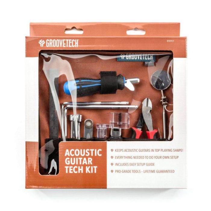 GrooveTech Acoustic Guitar Tech Kit boxed front view