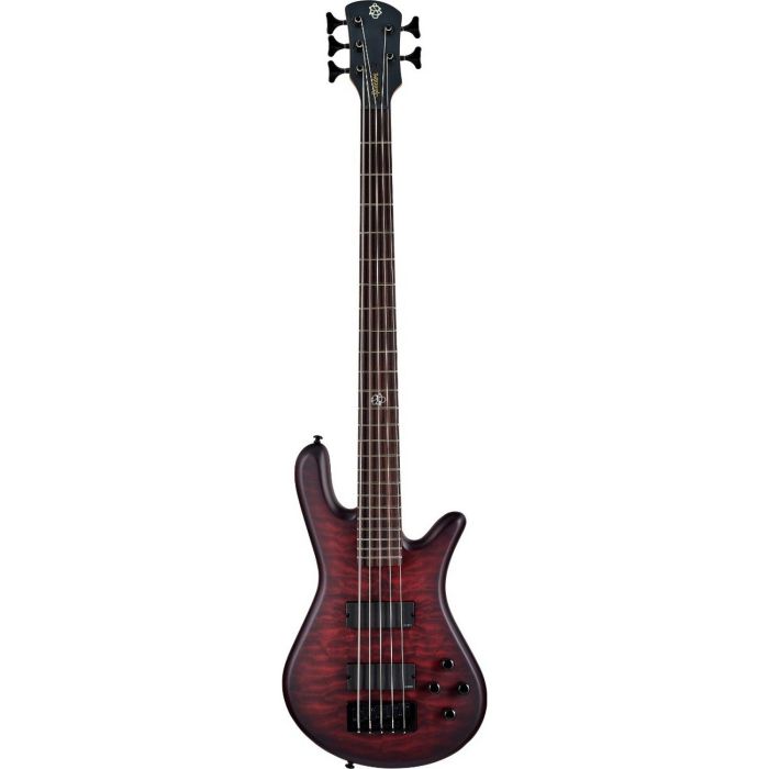 Spector NS Pulse 5 5-String Bass, Black Cherry Matte front view