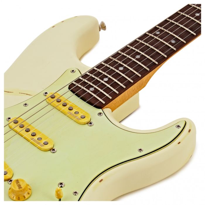 Thomas Blug Signature V6 Guitar Vintage White pickups