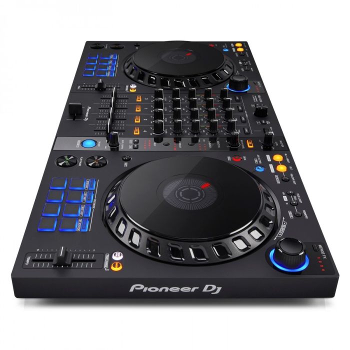 Side view of the Pioneer DDJ-FLX6 4-Channel USB DJ Controller