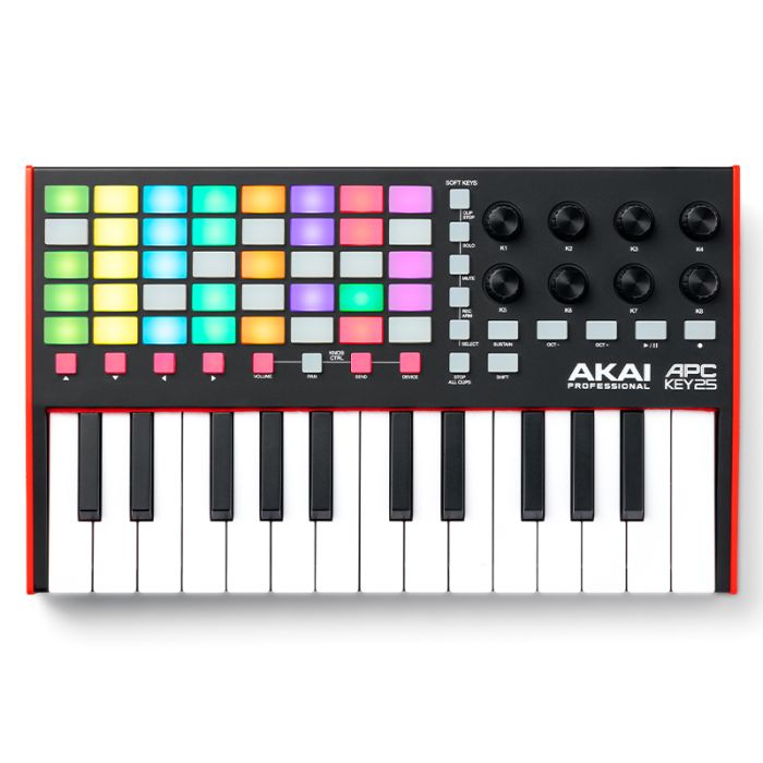 Overview of the Akai APC Key 25 MKII MIDI Keyboard Controller
