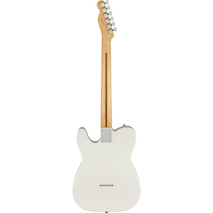 Fender Player Telecaster MN Polar White rear view