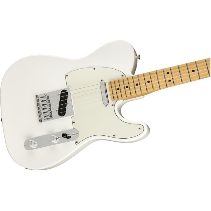 Fender Player Telecaster MN Polar White right-angled view