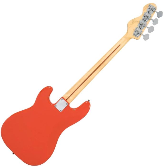 Vintage V4 Bass Maple Fb Firenza Red back