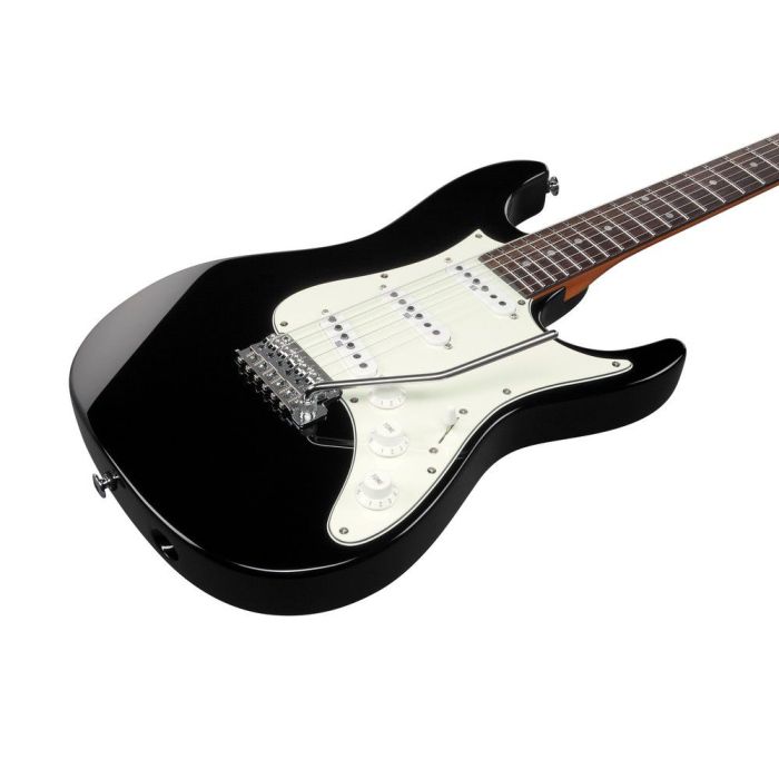 Ibanez AZ2203N BK Electric Guitar Black, body closeup