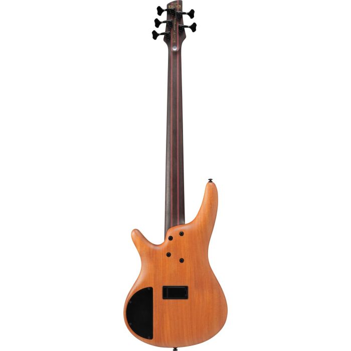 Ibanez SR1355B EB 5 String Bass Guitar Dual Mocha Burst Flat, rear view