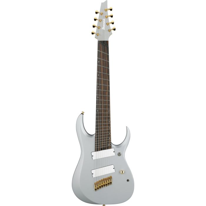 Ibanez RGDMS8 CSM Electric Guitar Classic Silver Matte, front view