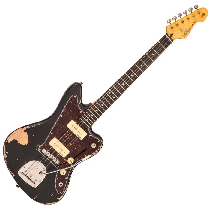 Vintage V65V Icon Electric Guitar Black front