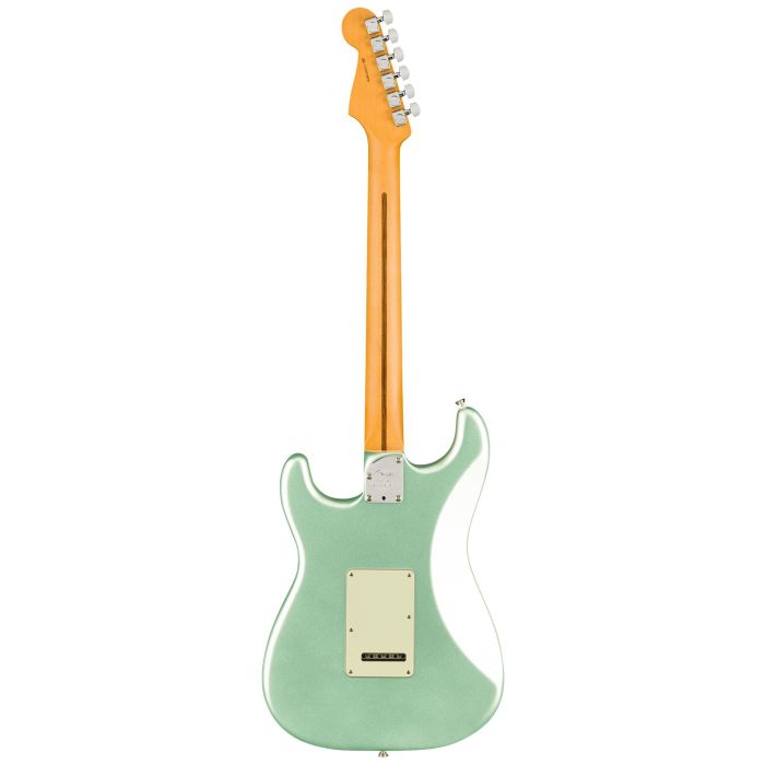 Fender American Professional II Stratocaster RW, Mystic Surf Green rear view