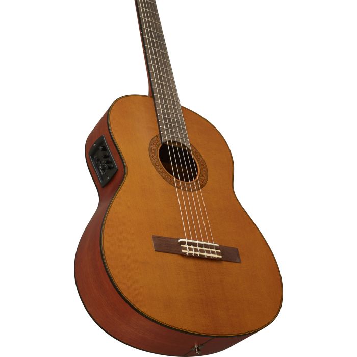 Yamaha CGX122MC Classical Guitar Cedar Top Natural body