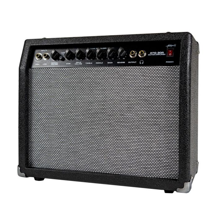 Angled view of the Antiquity ATG-30R 30 Watt Guitar Combo With Reverb