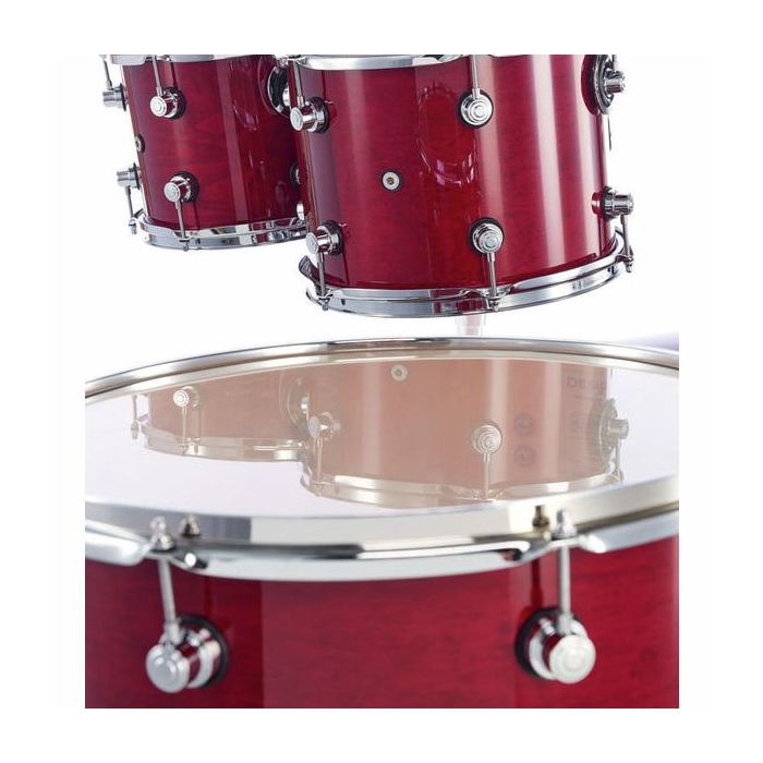 DW Shell Set Design Cherry Stain 22/10/12/16 Without Snare toms