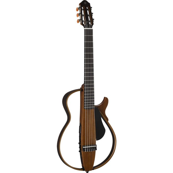 Yamaha GSLG200N Nylon String Silent Guitar, Natural front view