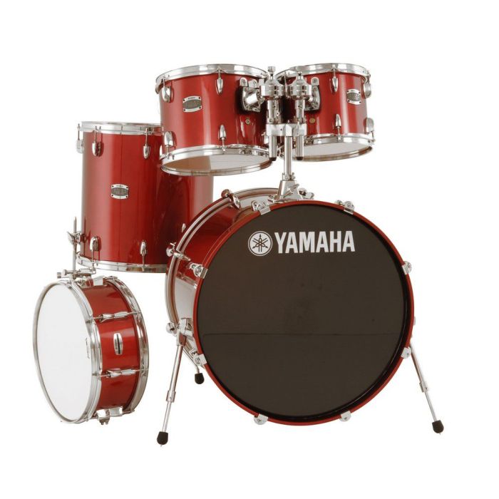 Yamaha Stage Custom 20in Fusion Kit, Cranberry Red front view