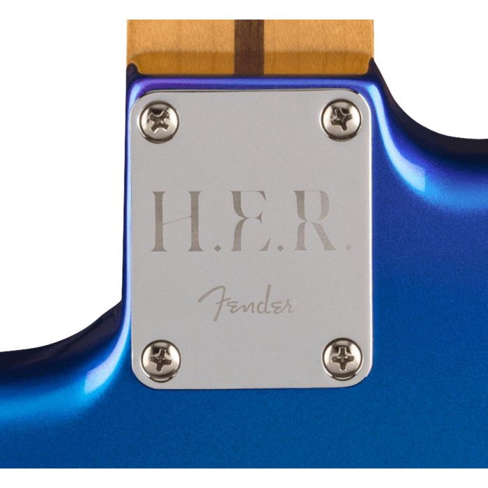 Fender Limited Edition H.E.R. Stratocaster, Blue Marlin neck plate