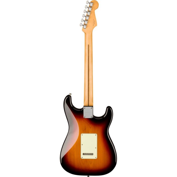 Fender Player Plus Stratocaster LH MN 3 Tone Sunburst, rear view