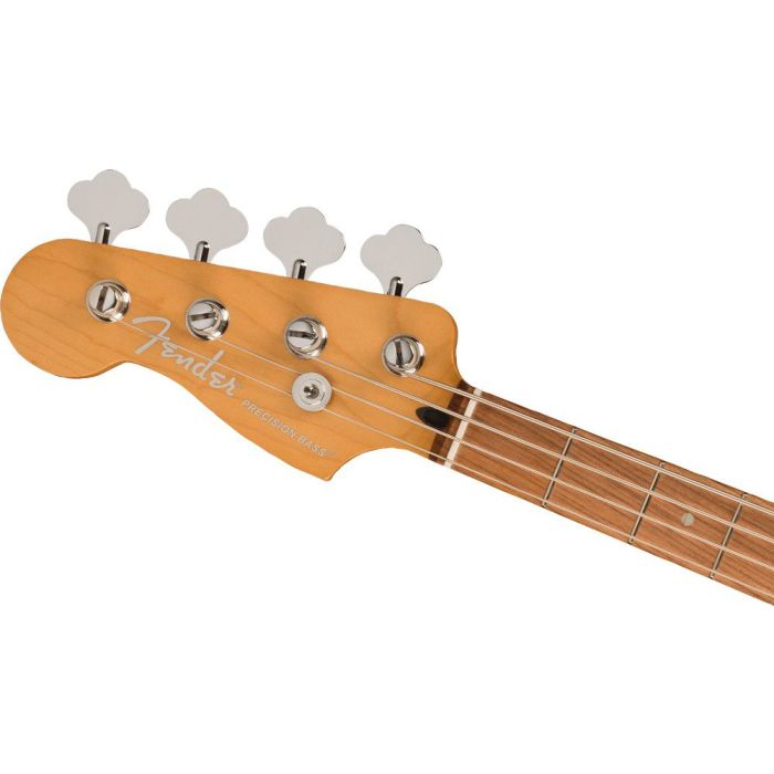 Fender Player Plus Active Precision Bass LH PF Olympic Pearl, headstock front