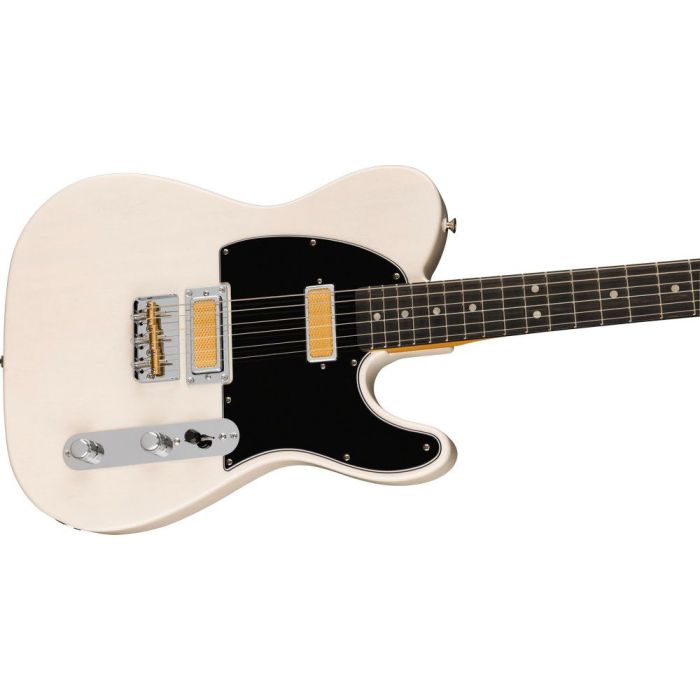 Fender Gold Foil Telecaster EB White Blonde, angled view