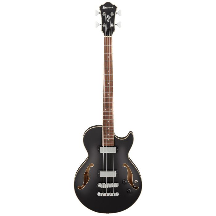 Ibanez AGB200 BKF Electric Bass Black Flat, front view