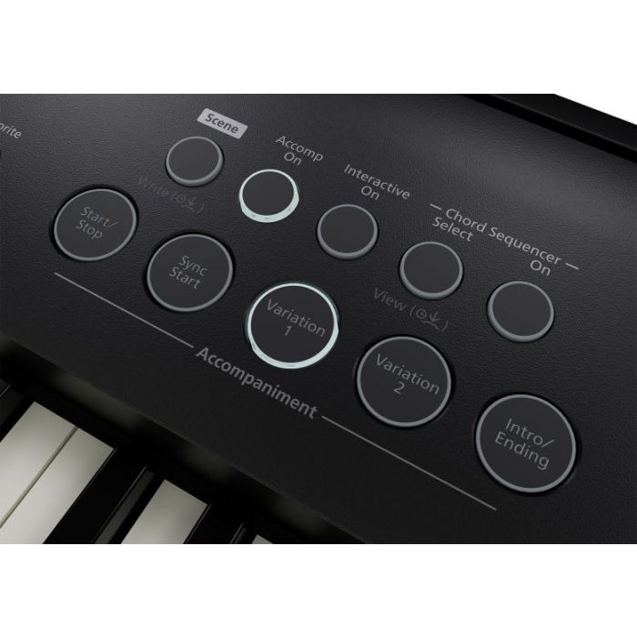 Roland FP-E50 Digital Piano Panel close up 2