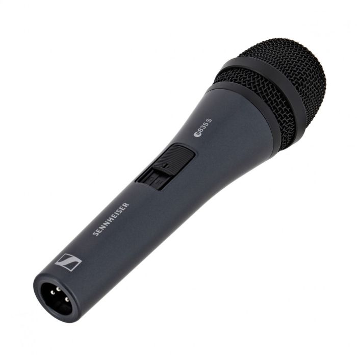 Sennheiser e835S Cardioid Vocal Mic with Switch Angled