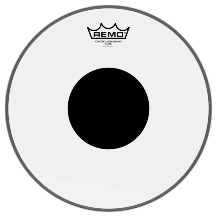 Remo Controlled Sound Clear Black Dot 22"