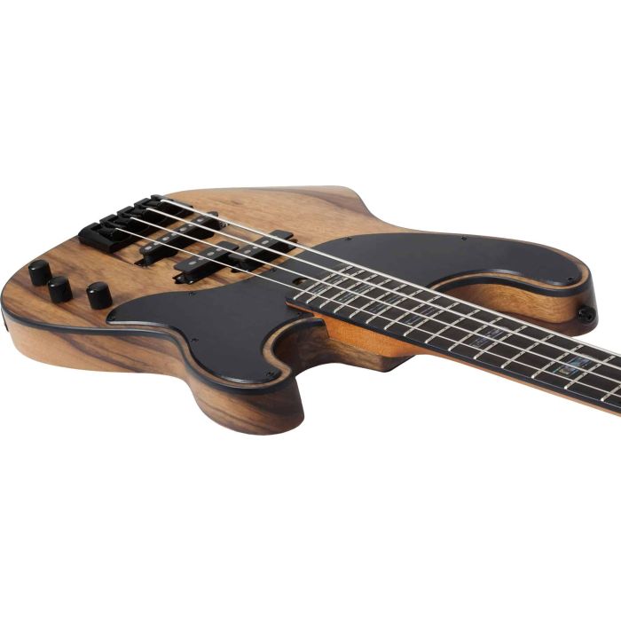 Schecter Bass Model-T 4 Exotic Black Limba body and frets