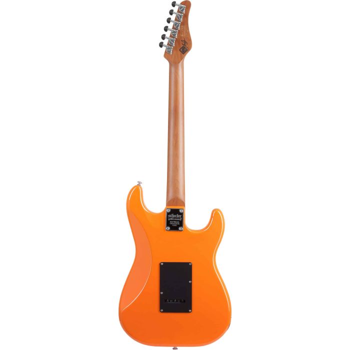 Schecter Nick Johnston Atomic Orange LH Electric Guitar back