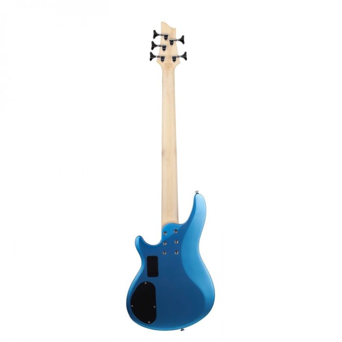 Schecter C-5 Deluxe Satin Metallic Light Blue 5 String Bass Guitar back