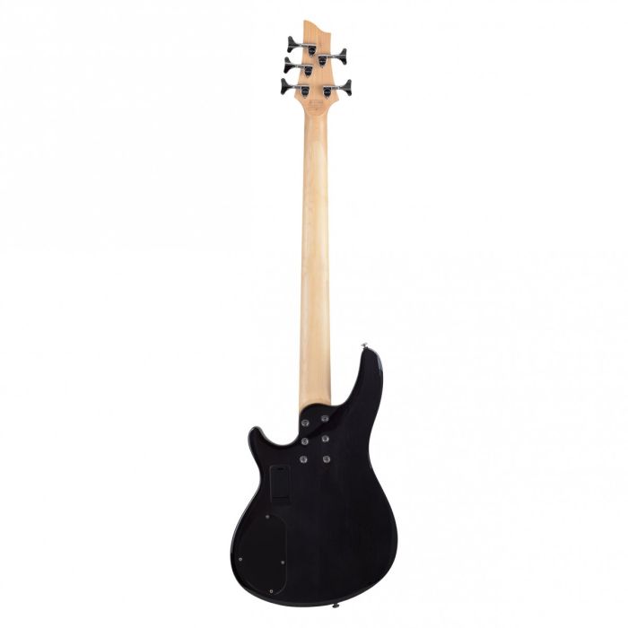 Schecter C-5 Plus Charcoal Burst 5 String Bass Guitar back