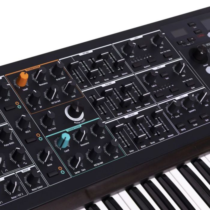 Arturia Polybrute Noir Edition 61-Note Synthesizer module close up