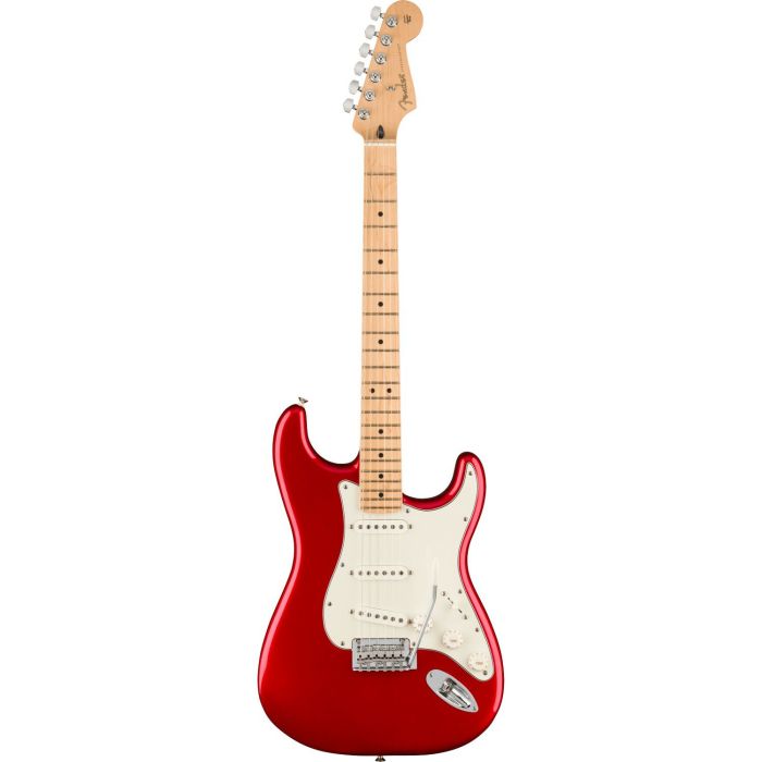 Fender Player Stratocaster Mn Candy Apple Red, front view