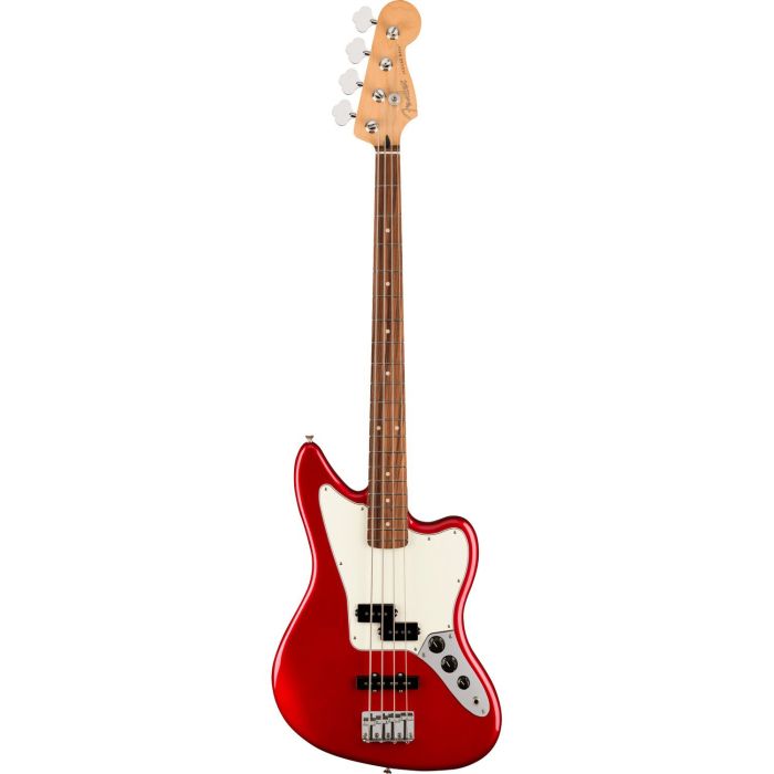 Fender Player Jag Bass Pf Candy Apple Red, front view