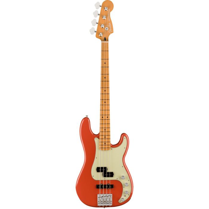 Fender Player Plus Precision Bass Mn Fiesta Red, front view
